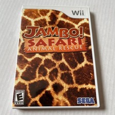 Jambo! Safari Animal Rescue (Used) Nintendo Wii Complete w/ Manual Sega 2009
