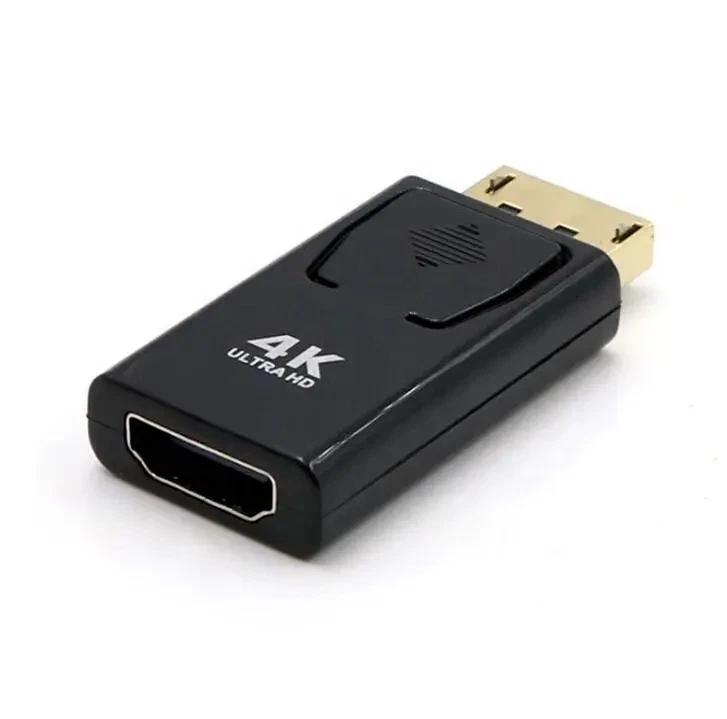 4K DP Displayport HDMI Adapter mit Audioübertragung 2160P 4096x2160 Goldkontakte - Bild 4 von 4