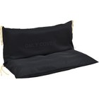 Three Seat Swing Replacement Cushions Only Cover, Anti 60"W x 40"D x 4"T Black