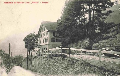 Amden Walensee SG Gasthaus Pension zum Roessli