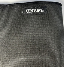 Century Cloth Shin Guard, Black , Knee Support, Extra Large, Made in China