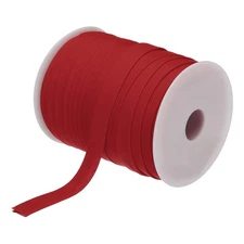 1/2 Inch Double Fold Bias Tape Continuous Bulk Bias Tape Wine Red 55 Yards