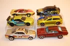 Six (6) Vintage 1980's-2000's Hot Wheels Cars NOVA / BANSHEE / CORVAIR / NISSAN