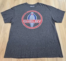 Shelby Cobra Distressed Printed T-Shirt Mens Sz XLT, Gray, G.T. 350