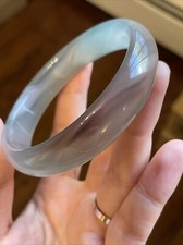 Natural Agate chalcedony Gemstone Bangle 60 Mm