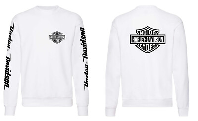 HARLEY DAVIDSON Sweater weiß, FotL3, Größe 2XL