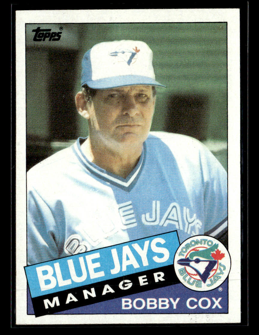 1985 Topps #411 Bobby Cox Card Toronto Blue Jays