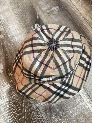 Burberry Waterproof House Checked Bucket Hat Size S | eBay display picture 3