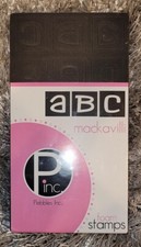 ABC Stamp Scrapbooking Journal MACKAVILLI Foam Stamps NEW