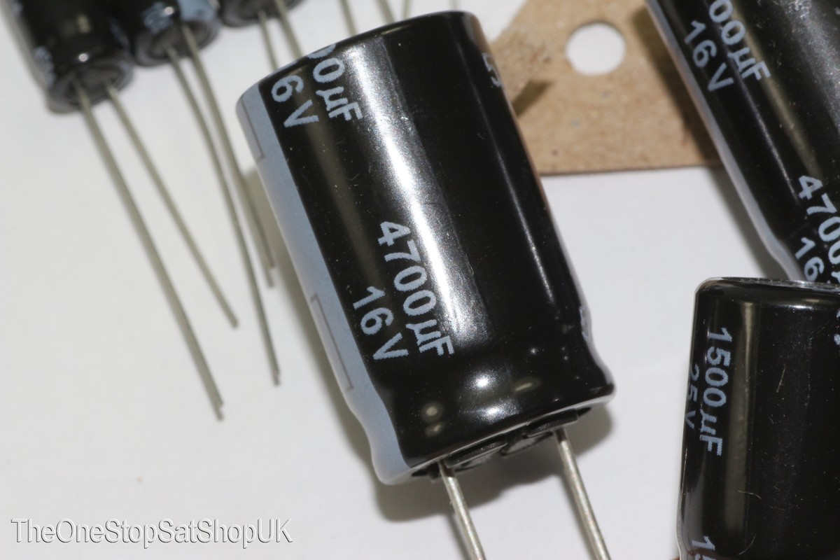 16pcs Panasonic SU 470uF 10v 85C Polarized Radial Electrolytic Capacitor