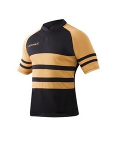 hooped rugby shirt