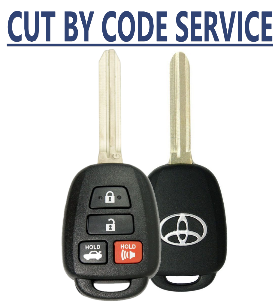 Toyota Key Fob Replacement Case - Perfect Fit For 2012-2017 Camry, Corolla, RAV4 & Highlander (No Programming Needed)