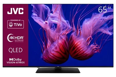 JVC 65 Zoll QLED Fernseher 4K UHD Smart TV HDR Dolby Vision Dolby Atmos