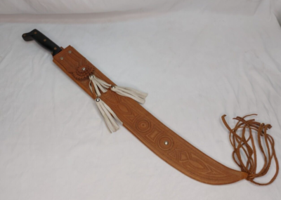 La Marca Corneta Solingen Machete No.127H w/Ornate Tooled Panama