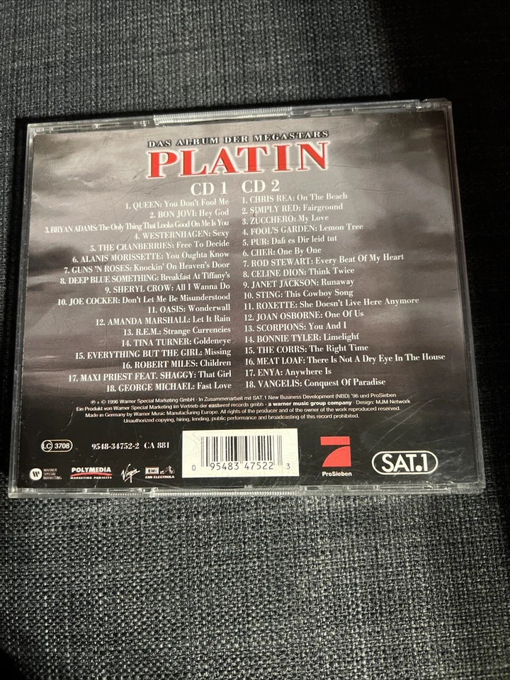 Various - Platin Vol. 1 ZUSTAND SEHR GUT - Bild 2 von 2
