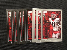 Lot (16) DERION KENDRICK 2022 SAGE Artistry Football base + silver rookie cards