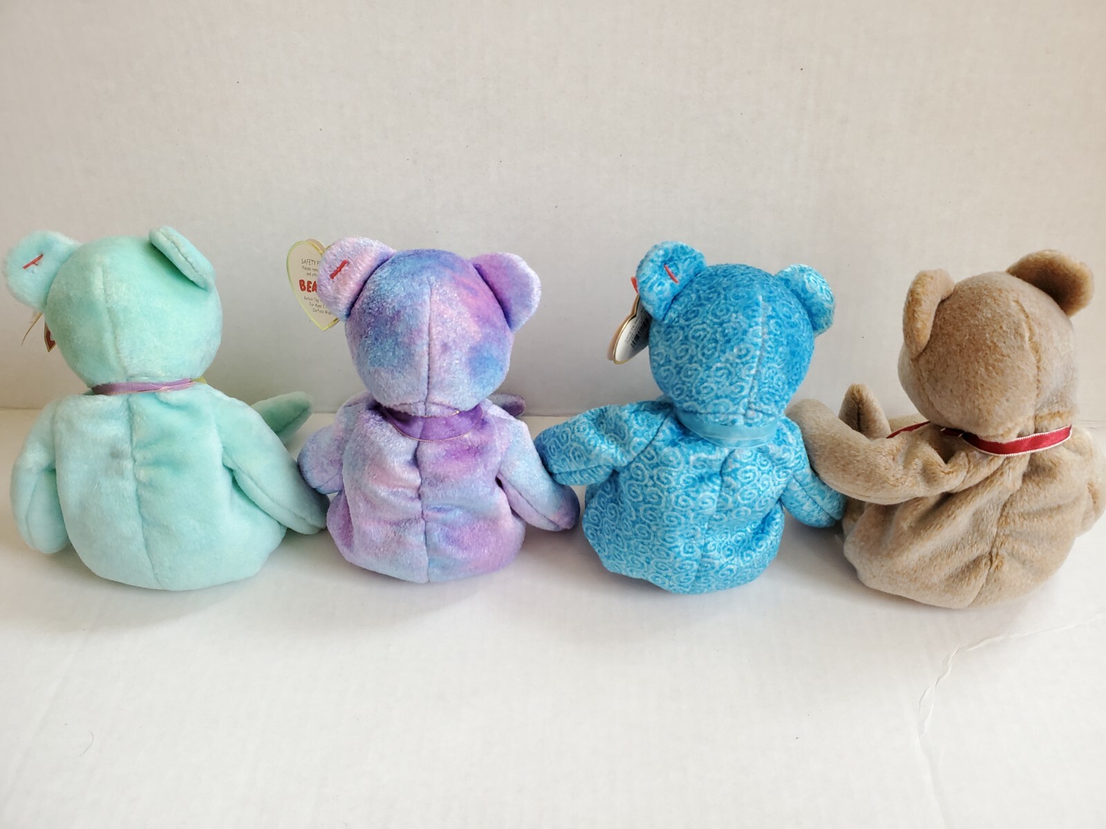 Ty Beanie Babies Bear Lot X4 Ariel, Clubby IV, Classy, 1999 Signature - Picture 2 of 9