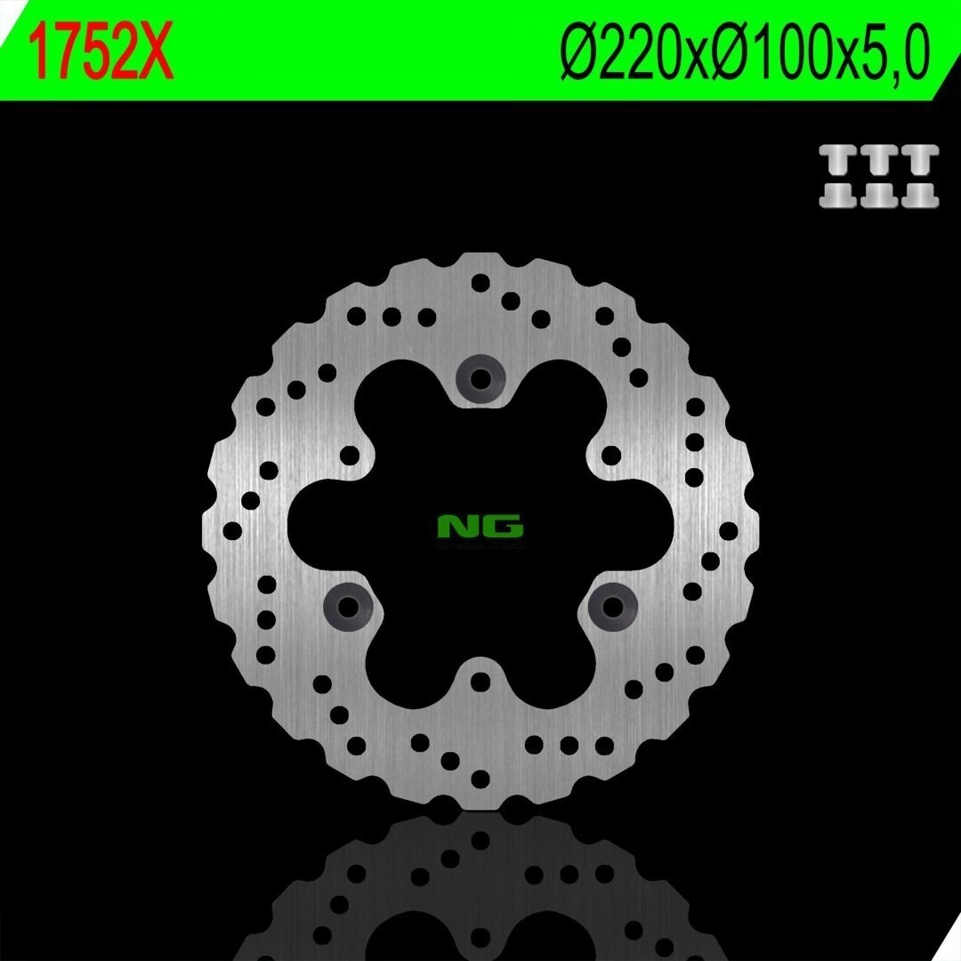 Disque de frein arriere haute precision NG pour serie Kawasaki Ninja EX