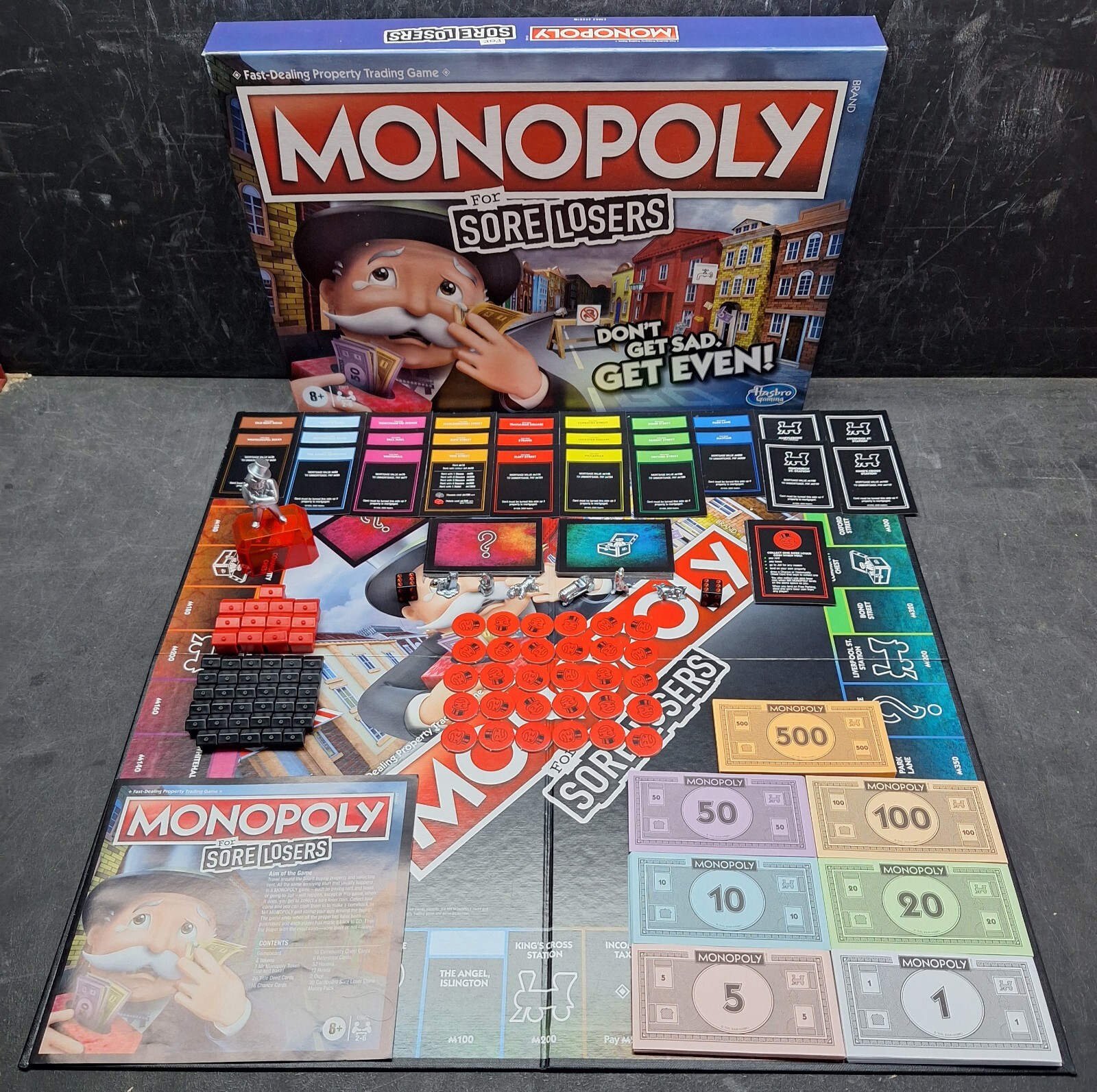 Monopoly for Sore Losers Board Game Complete