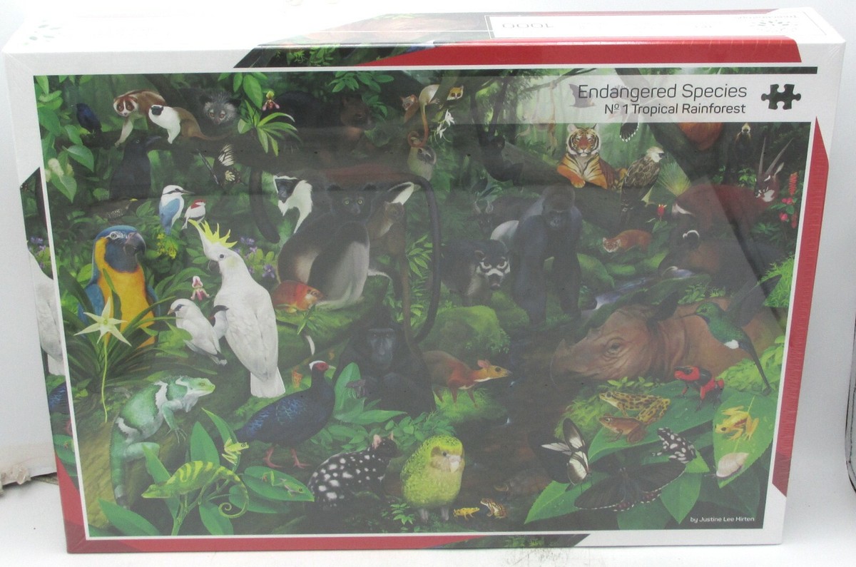 Rainforest 600×300×450 Endangered Species #1 TRE-ES01 Tropical Rainforest (1000 Pcs