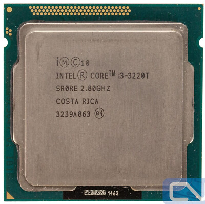 Intel Core i3-3220T 2.80GHz Dual-Core CPU Processor SR0RE LGA1155 Socket