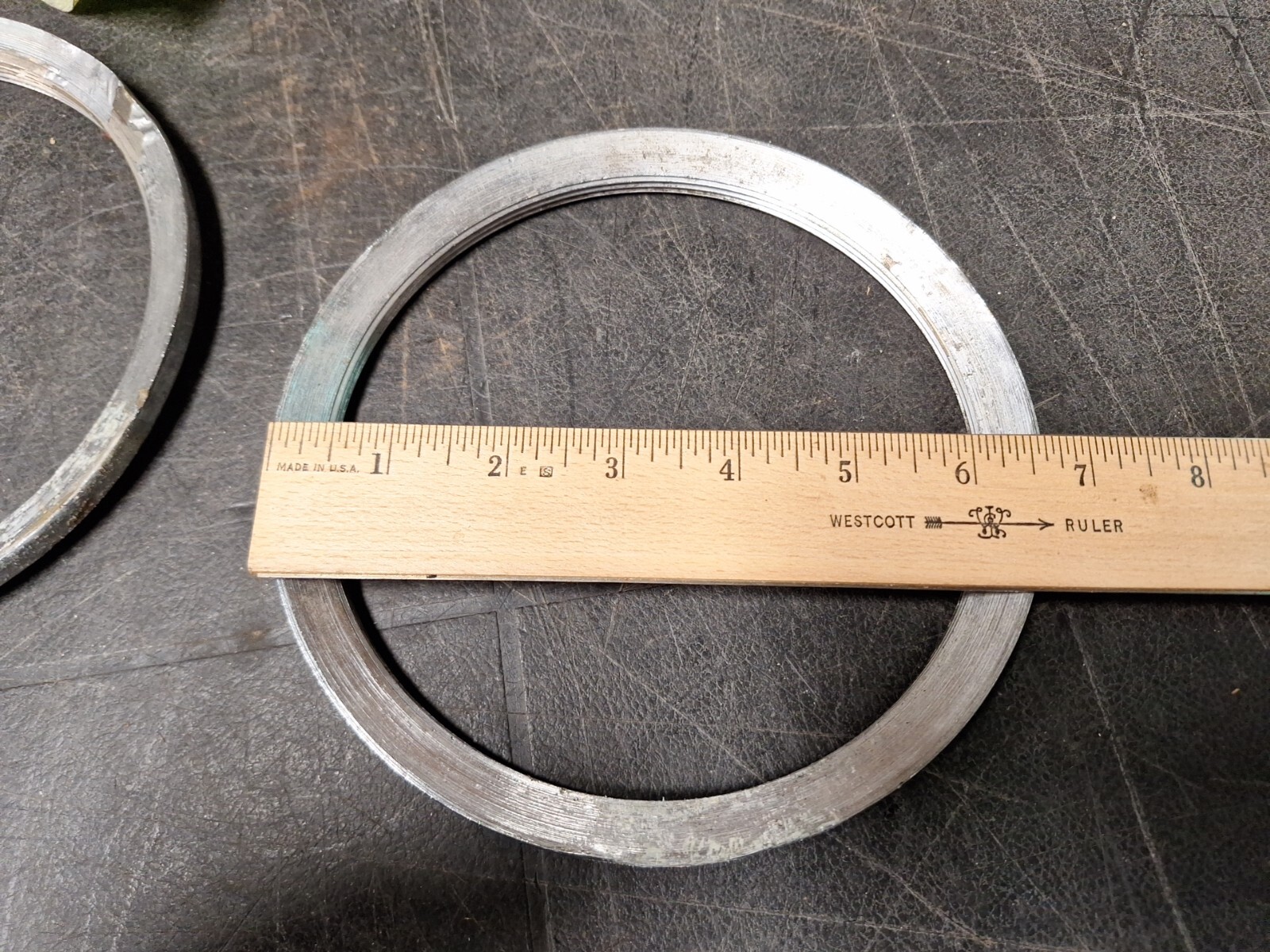 Pair of Ace Wheel Disk 6 3/4 Beauty Rings Rolls Royce Bentley Alvis Lagonda 