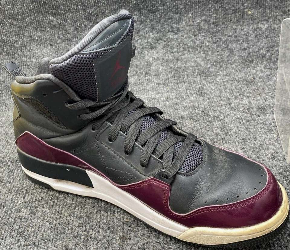 Jordan Zapatos Hombres Talla 11 SC-3 Antracita Burdeos Tenis 629877-022 Baloncesto Foto 2 de 4