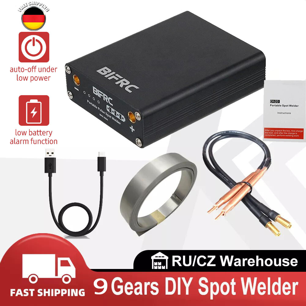 Punktschweißgerät 1-120W Profi - Kondensator Schweißmaschine Für Akku-Bänder