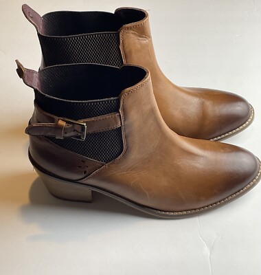 Goodwin Smith Handmade Tan Robyn Chelsea Boot Size 7 Women s