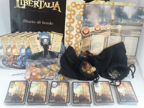 LIBERTALIA PRIMA EDIZIONE ITALIANA ASTERION GIOCO DA TAVOLO BOARDGAME con MONETE - Foto 5 di 7