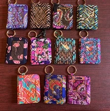 Vera Bradley Campus Double ID Wallet Pick From Patterns Listed NWT