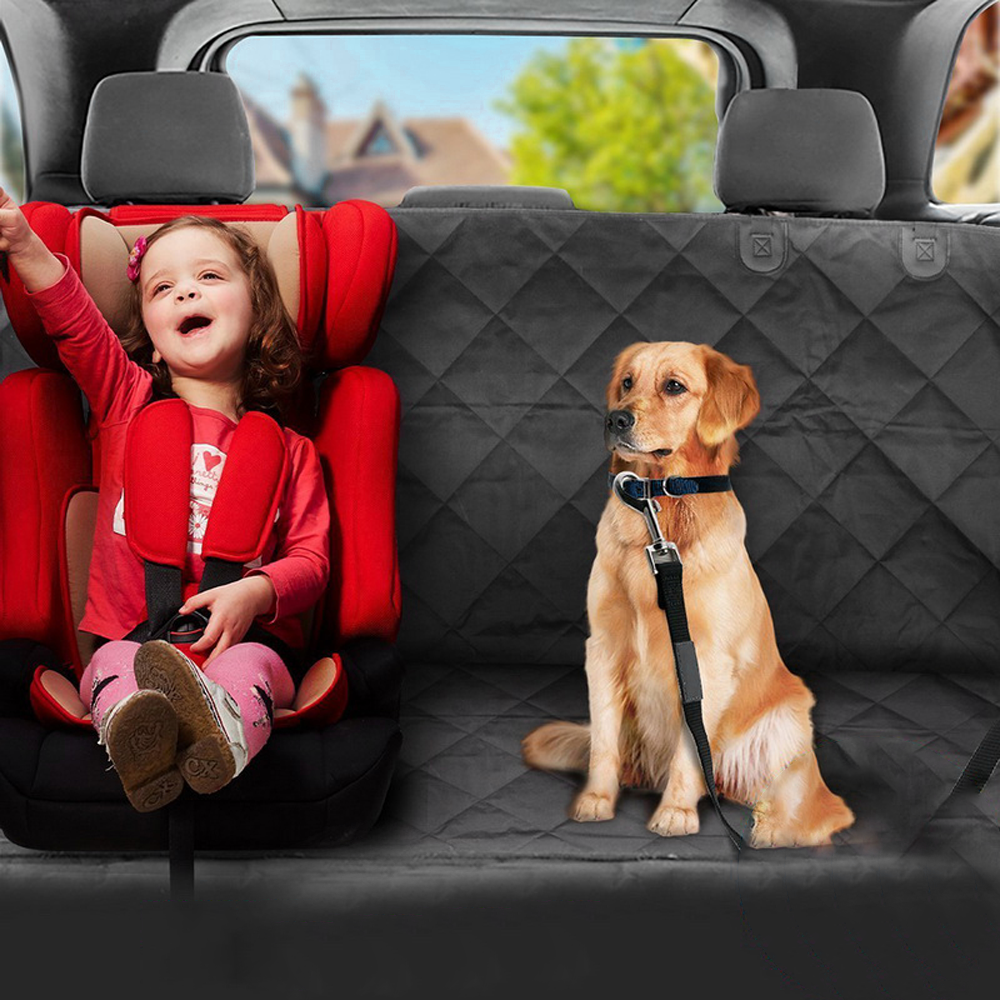 Premium Pet Car Cover Waterproof Cat Dog Back Seat Hammock NonSlip