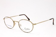 VINTAGE MARCHON FLEXON FLEXIBLES 134 AMBER/BRONZE EYEGLASSES SIZE:49-19-140
