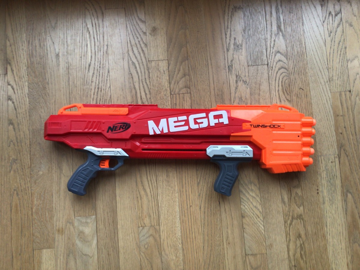 Nerf Mega Twinshock Gun W/ Darts | eBay