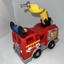 Disney Mickey Mouse Clubhouse Fire Truck Engine with Sounds WORKS 2011 Mattel