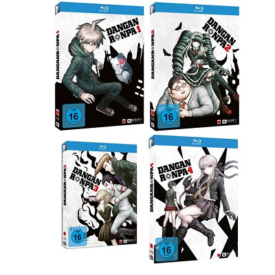 Danganronpa - Staffel 1 Blu-Ray Vol. 1 bis 4 komplett Set Anime deutsch