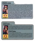 G.I. JOE ARAH Series 5 (1986) STRATO-VIPER Original Vintage Filecards