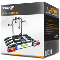 Eufab FahrradträGer Eufab Amber 4 FüR Die AnhäNgerkupplung Neuware