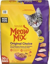 Meow Mix Original Choice Dry Cat Food, 30 lb. Bag