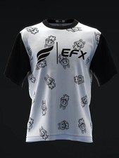 Custom Name Efufus Collage - White Black Bowling Jersey Men's & Women's Size