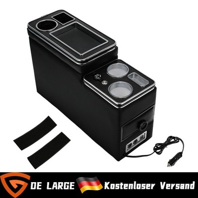 Console Storage Box Staufach Für VW T4 T5 T6 Multivan Transporter Schwarz Neu