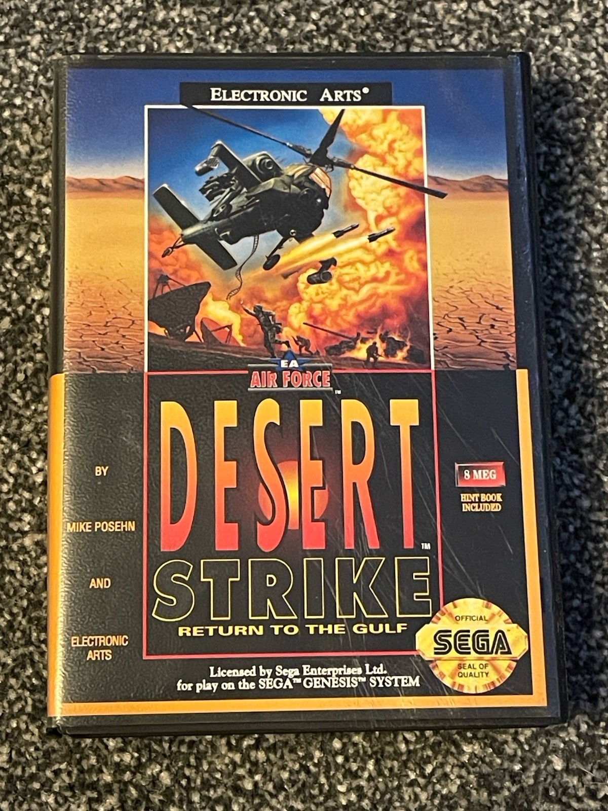 SEGA MEGA DRIVE MEGADRIVE DESERT STRIKE COMPLETE Great Condition Game Inc Manual