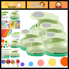 Circle Punch Craft Hole Punch Set - 5 Sizes for Paper Crafting  DIY Projects