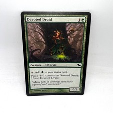Devoted Druid 110 Common Shadowmoor Magic: The Gathering Lightly Played