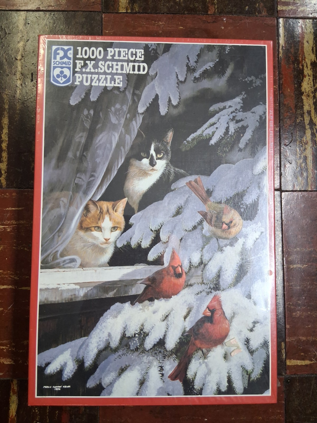 FX Schmid 1000 Piece Puzzle Bird Watchers 1994 Persis Clayton Weirs Wild Wings