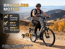 NEW 28Zoll E-CityBike,36V 15.6Ah Elektrofahrrad Pendlerrad für Erwachsene EBYCCO