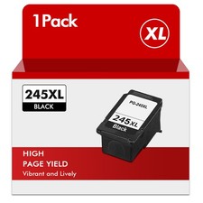 1 PG-245XL PG-245 XL Black Ink Cartridge for Canon PIXMA MG2522 MG2520 MX490 492