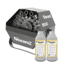 Powered Bubble Blowing Machine & Liquid Fan Blows Bubbles for Childrens Parties