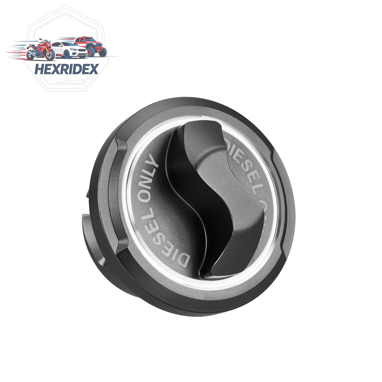 Black Magnetic Fuel Cap For Ram 1500 2500 3500 2019-2023 2024 2025 3.0L 6.7L