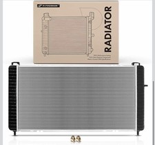 34'' Engine Coolant Radiator Compatible with Chevy Silverado/Suburban/Tahoe GMC